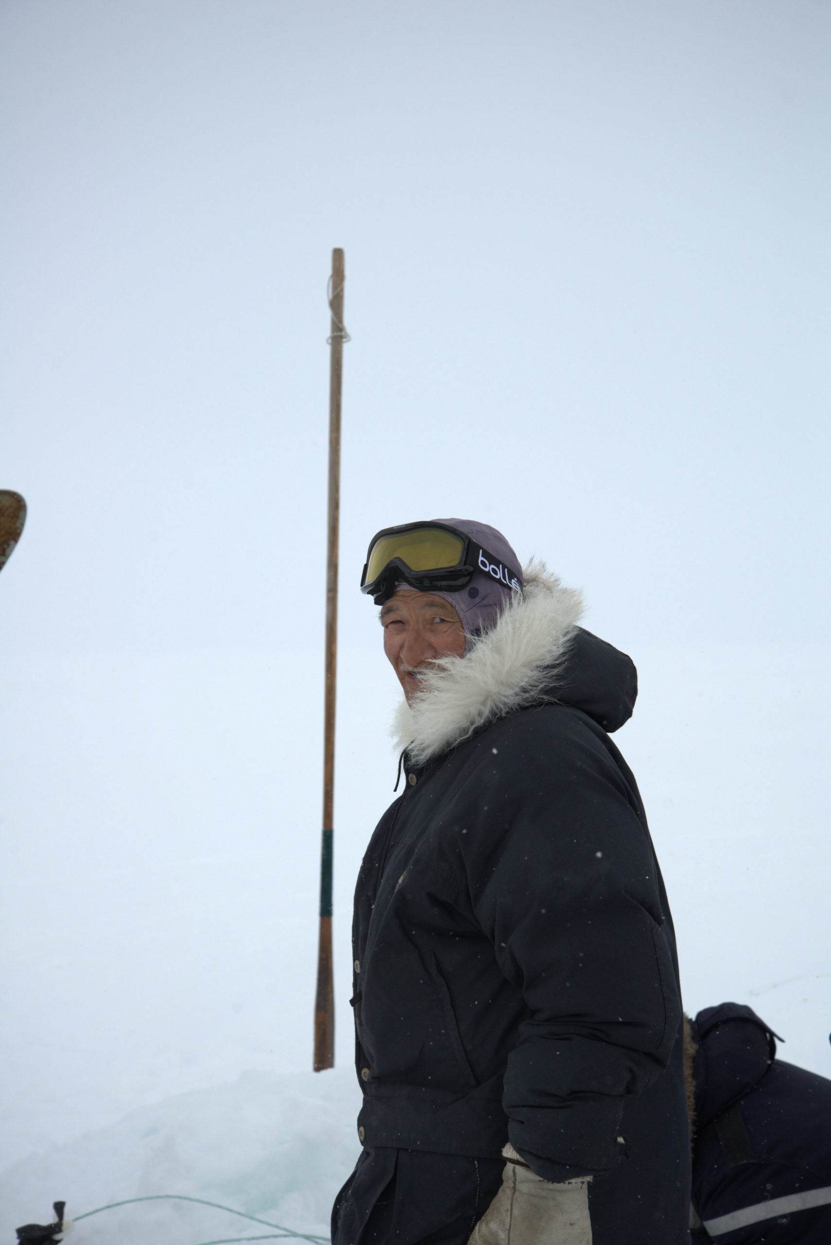 Elder Saul Aqslaluk Qirngnirq learned to read the ice and snow from his father. It's an important life skill that risks getting lost. 