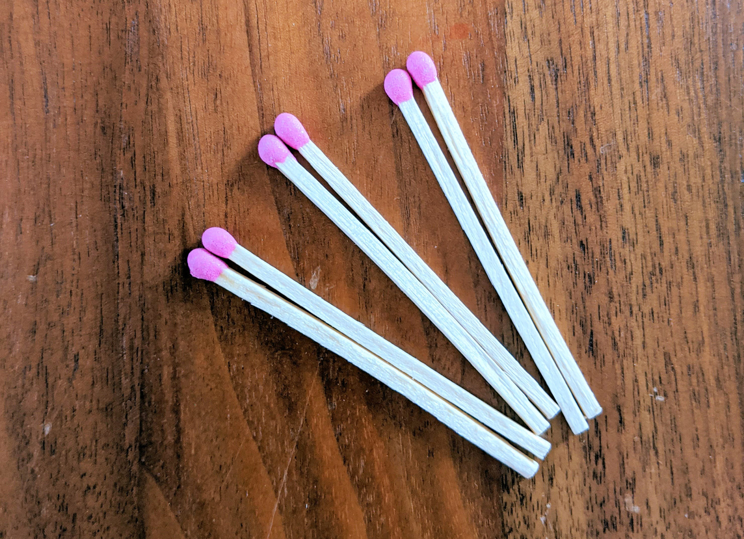 Matches are among the single-use items that can be composted. Photo: Celina Feng